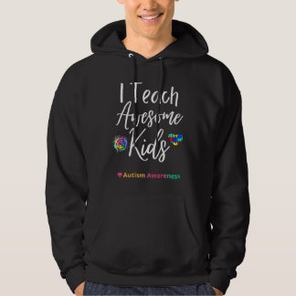 I Teach Awesome Kids Autism Tees Special Education
