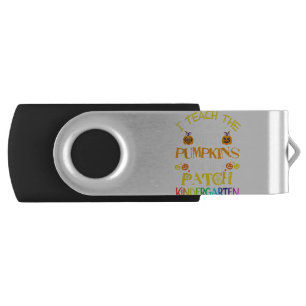 I Teach Cutest Pumpkins In The Patch Kindergarten Flash Drive
