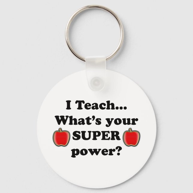 I teach keychain (Front)