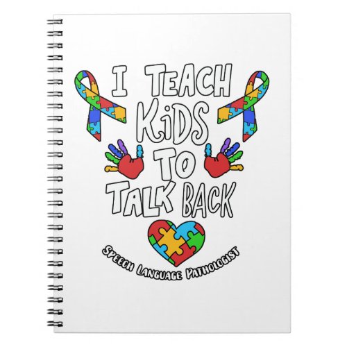 I Teach Kids To Talk Back Speech Language Therapy Notebook
