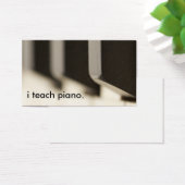 i teach piano. (Desk)