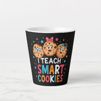 I Teach Smart Cookies Back to School Teacher Latte Mug