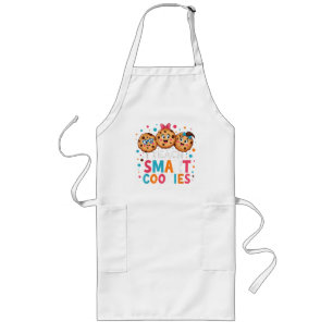 I Teach Smart Cookies Back to School Teacher Long Apron
