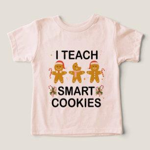 I Teach Smart Cookies Funny Cute Back To School Toddler T-shirt