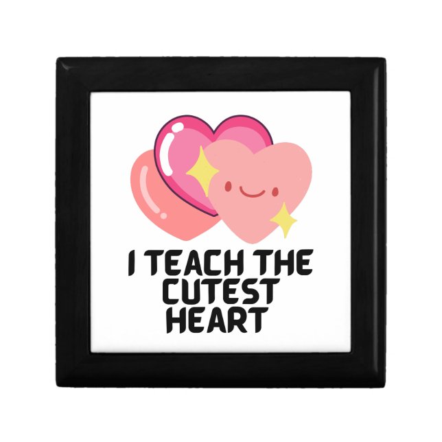 I teach the cutest hearts gift box (Front)