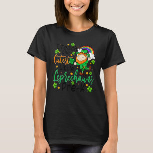 I Teach The Cutest Little Leprechauns Pre K Patric T-Shirt