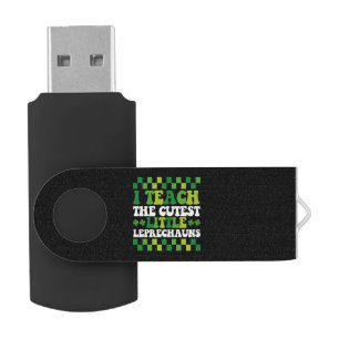 I Teach The Cutest Little Leprechauns Teacher Flash Drive