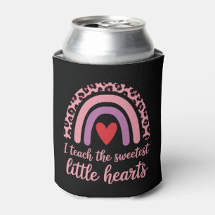 I Teach The Sweetest Hearts Rainbow Teacher Can Cooler