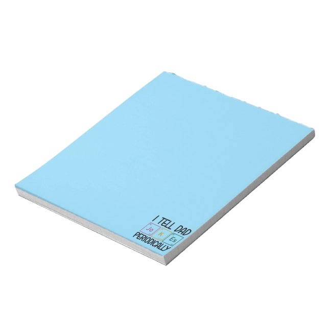 I Tell Dad Jokes Periodically Notepad (Rotated)