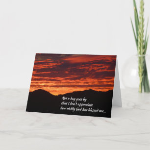 I Thank God For You... You Card