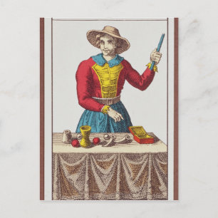 I The Magician, seven tarot cards