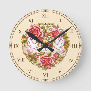 I Thee Wed wedding clock