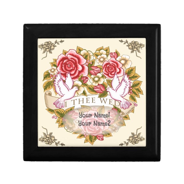 I Thee Wed wedding gift box (Front)