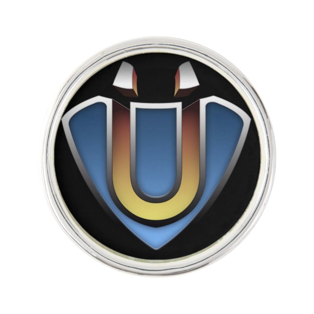 I-Theist/Ubermench super symbol lapel pin (Front)