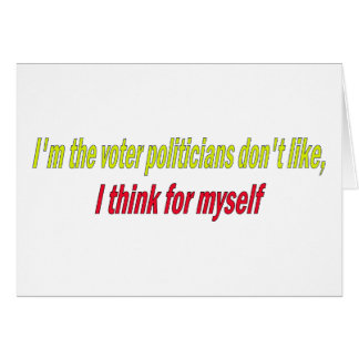 I think for myself cards