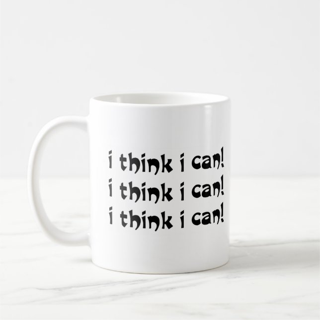 i think i can coffee mug (Left)