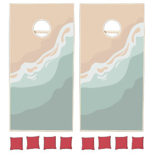 I Think I Could See the Beach #2 Cornhole Set