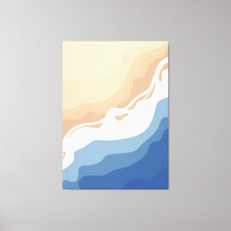 I think I could see the beach Canvas Print