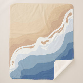 I think I could see the beach Sherpa Blanket
