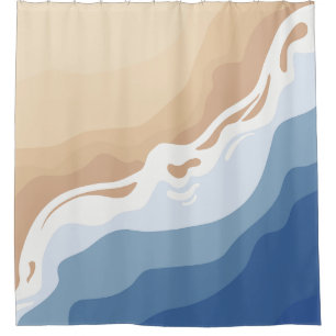 I think I could see the beach Shower Curtain
