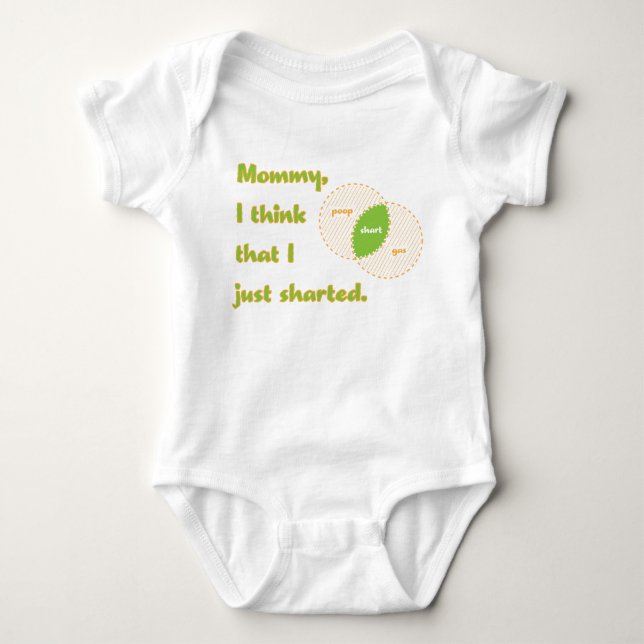 I think I just sharted Baby Bodysuit (Front)