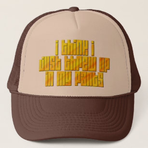 Show Up And Throw Up Funny Trucker Hat | Funny Hat | Lake Hat | Festival Hat