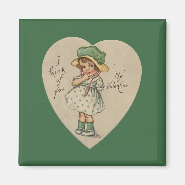 I think of you My Valentine Magnet (Front)