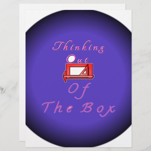 I Think Out of the Box: Creative Design (Front/Back)