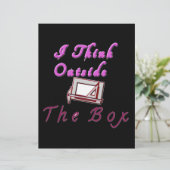 I Think Out of the Box: Creative Design (Standing Front)