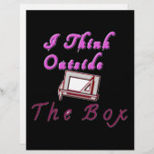 I Think Out of the Box: Creative Design (Front/Back)