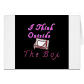 I Think Out of the Box: Creative Design (Front Horizontal)