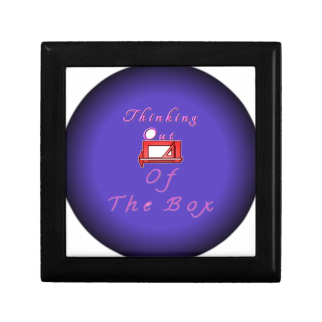 I think outside the box. keepsake box (Front)