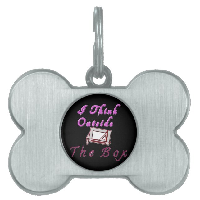 I think outside ZA box. Pet Name Tag (Front)