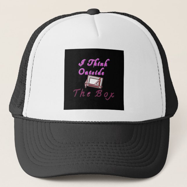 I think outside ZA box. Trucker Hat (Front)