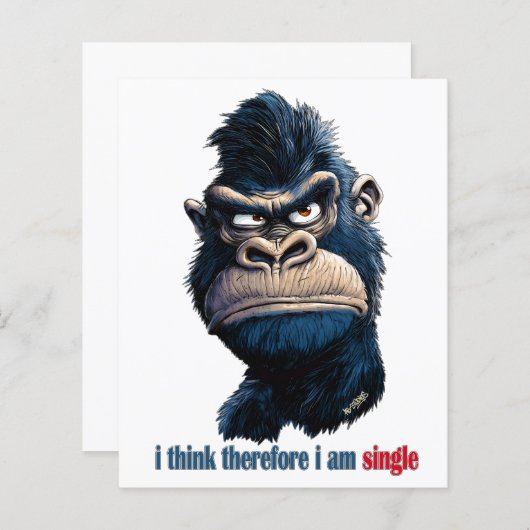 i think therefore i am single (Front/Back)
