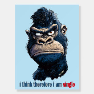 i think therefore i am single foam board