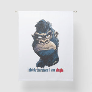 i think therefore i am single sheer curtains