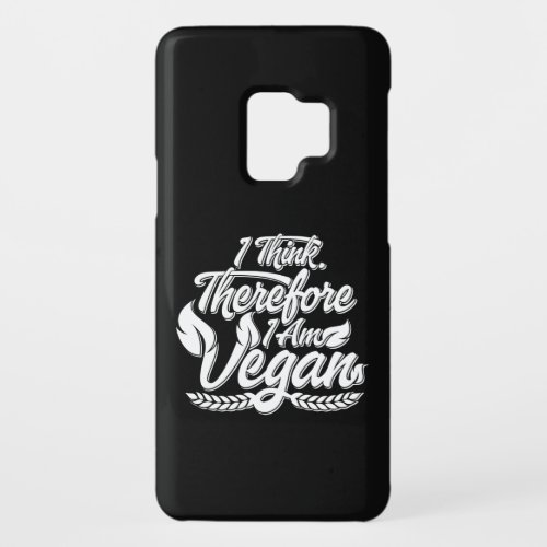 I Think Therefore I Am Vegan Case_Mate Samsung Galaxy S9 Case