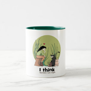 I think therefore I am vegan MUG