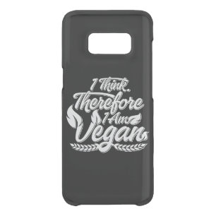 I Think, Therefore I Am Vegan Uncommon Samsung Galaxy S8 Case