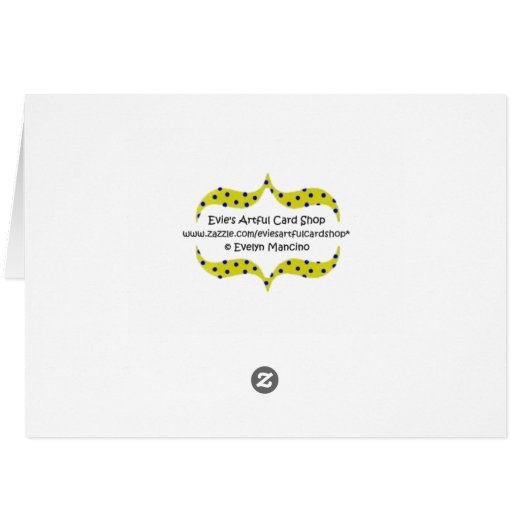 I Think Therefore I Can Positive Thinking Card (Back Horizontal)