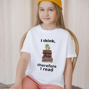 I think therefore I read baby dragon T-Shirt