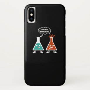I think you're overreacting - Funny Nerd Chemistry iPhone X Case