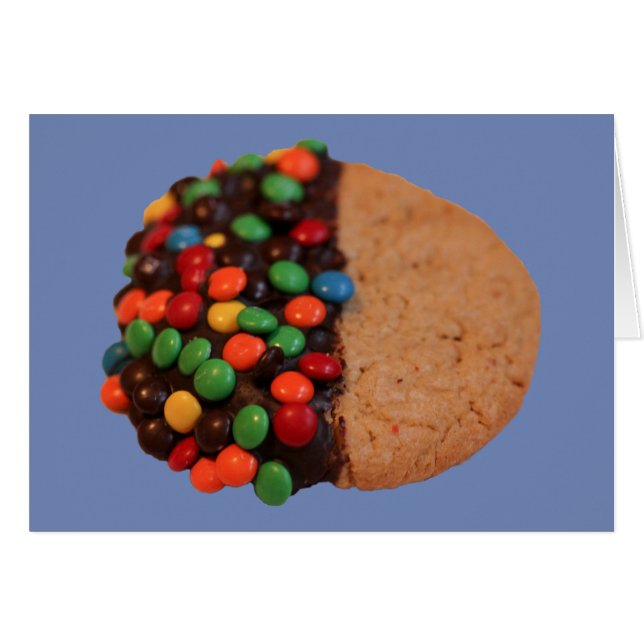 I think You're Sweet Chocolate Dipped Cookie Cards (Front Horizontal)