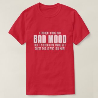 I thought I was in a bad mood, T-Shirt