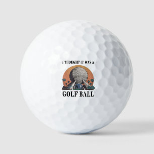 I Thought It Was A Golf Ball Funny Golfing Lover