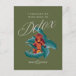 I Thought We Were Here to Detox - The White Lotus Postcard