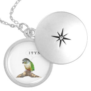 I Thought You'd Never Ask Conure Locket Necklace