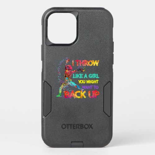 I Throw Like A Girl OtterBox Commuter iPhone 12 Pro Case