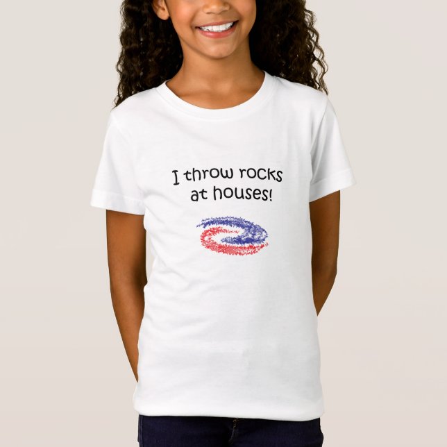I Throw Rocks T-Shirt (Front)